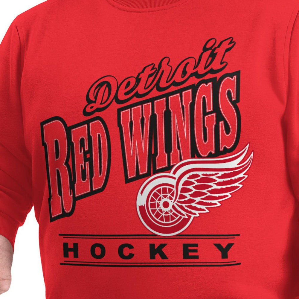 Detroit Red Wings G-III Sports by Carl Banks Adaptive Headliner Fleece Sweatshirt Discount