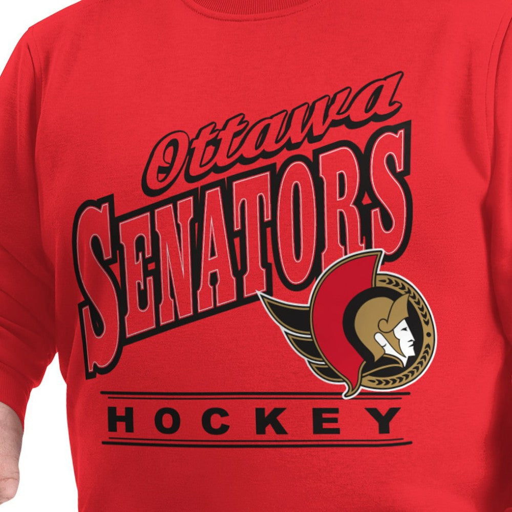 Ottawa Senators G-III Sports by Carl Banks Adaptive Headliner Fleece Sweatshirt Online
