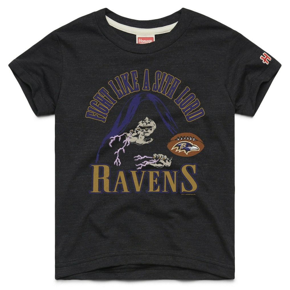 Baltimore Ravens  Homage Youth Star Wars x NFL Tri-Blend T-Shirt