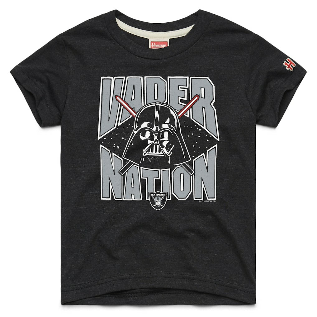 Las Vegas Raiders  Homage Youth Star Wars x NFL Tri-Blend T-Shirt