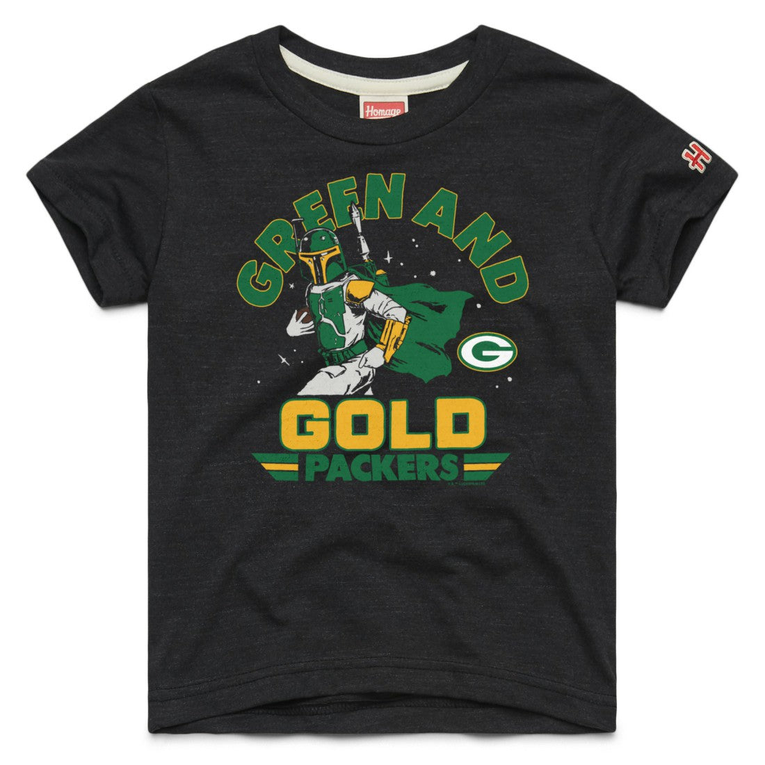 Green Bay Packers  Homage Youth Star Wars x NFL Tri-Blend T-Shirt