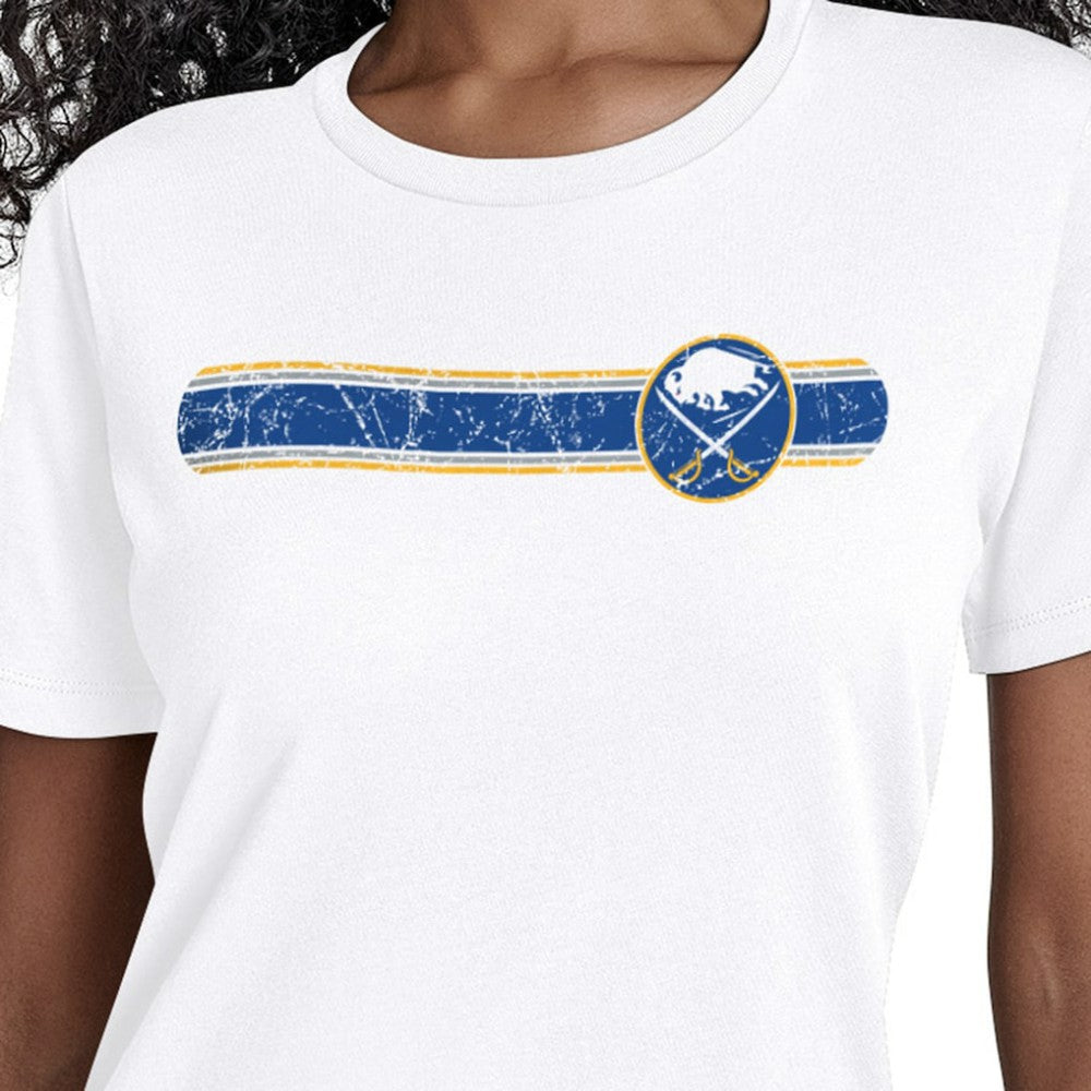 Buffalo Sabres Starter Women's Team Stripe T-Shirt Online