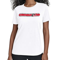 Carolina Hurricanes Starter Women's Team Stripe T-Shirt Sale