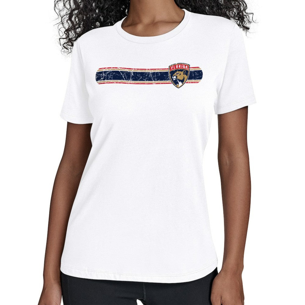 Florida Panthers Starter Women's Team Stripe T-Shirt Online