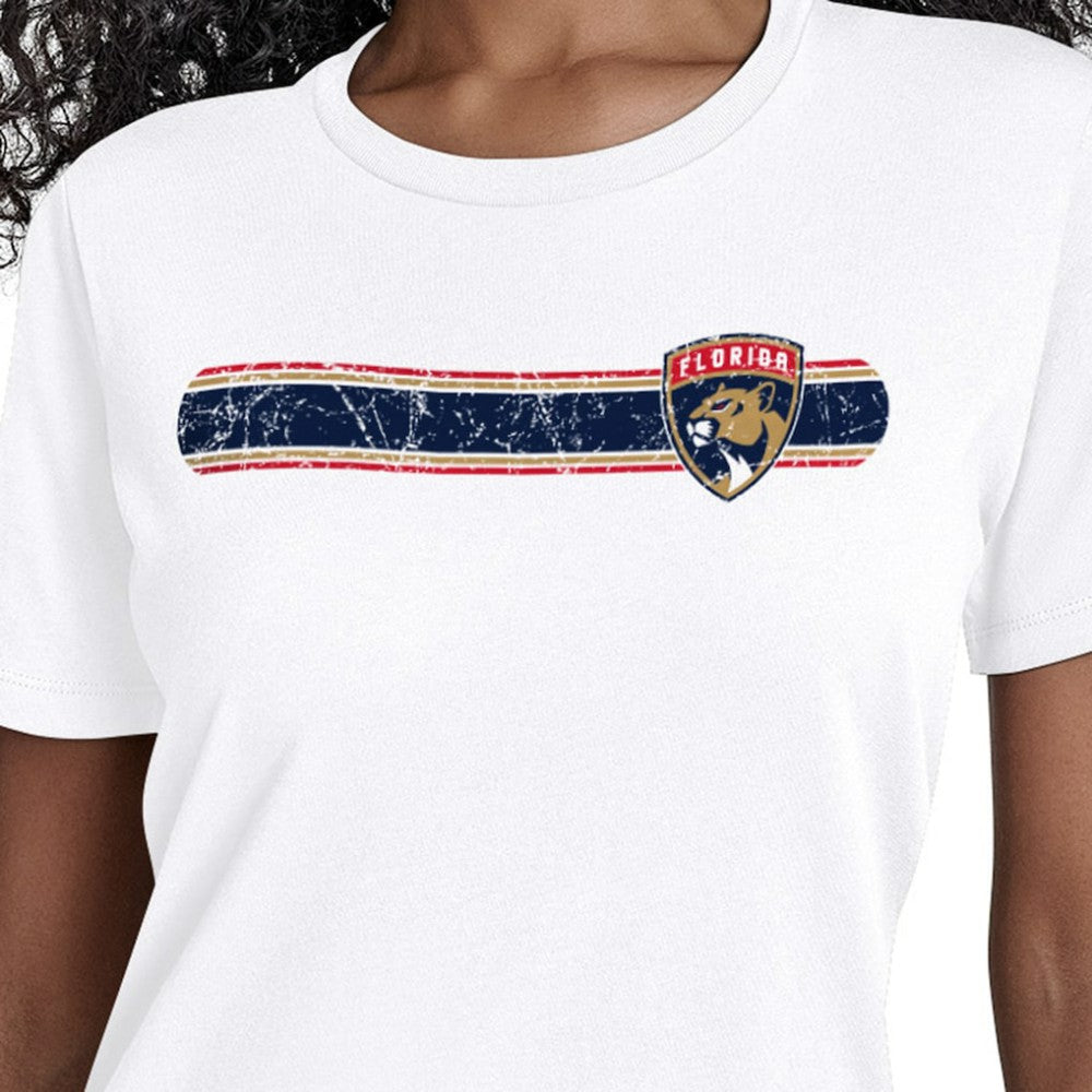 Florida Panthers Starter Women's Team Stripe T-Shirt Online