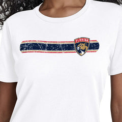 Florida Panthers Starter Women's Team Stripe T-Shirt Online