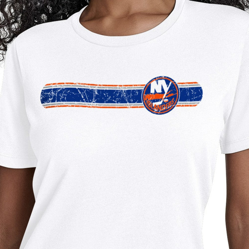New York Islanders Starter Women's Team Stripe T-Shirt Online