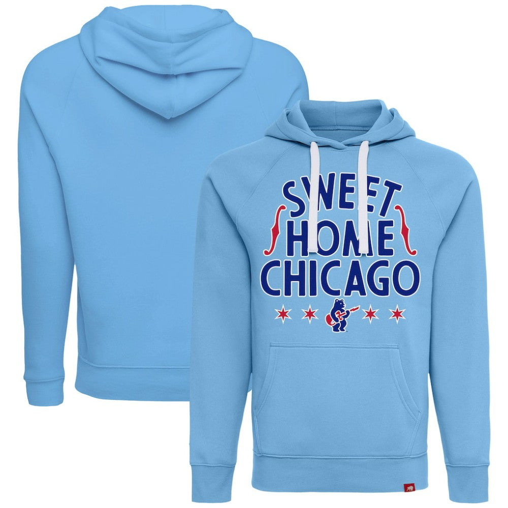 Chicago Cubs Sportiqe Unisex Sweet Home Chicago Olsen Tri-Blend Fleece Hoodie | MLB New