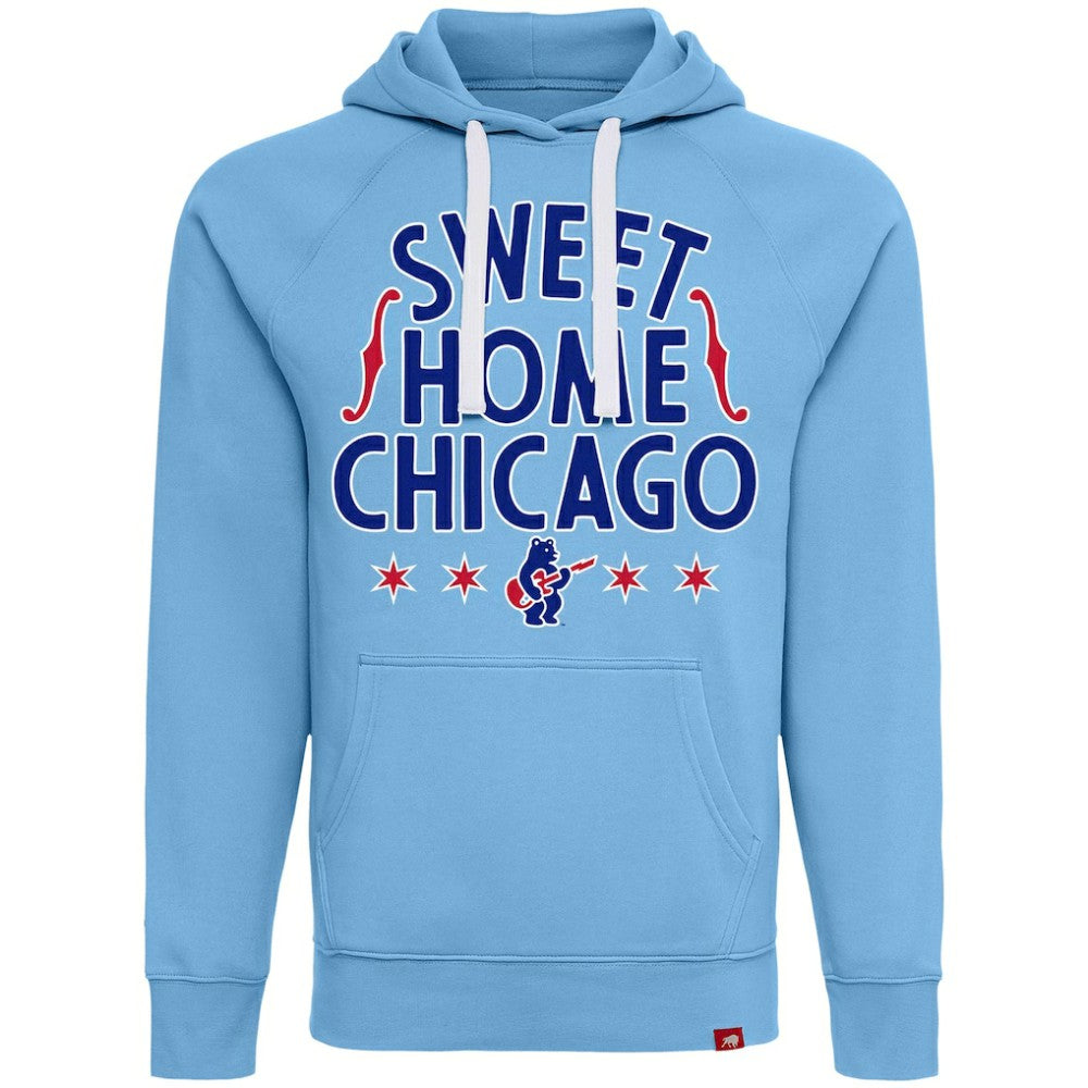 Chicago Cubs Sportiqe Unisex Sweet Home Chicago Olsen Tri-Blend Fleece Hoodie | MLB New