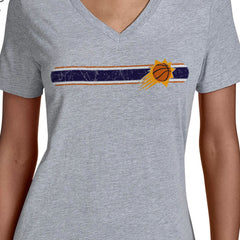 Phoenix Suns Starter Women's Team Stripe V-Neck T-Shirt Online