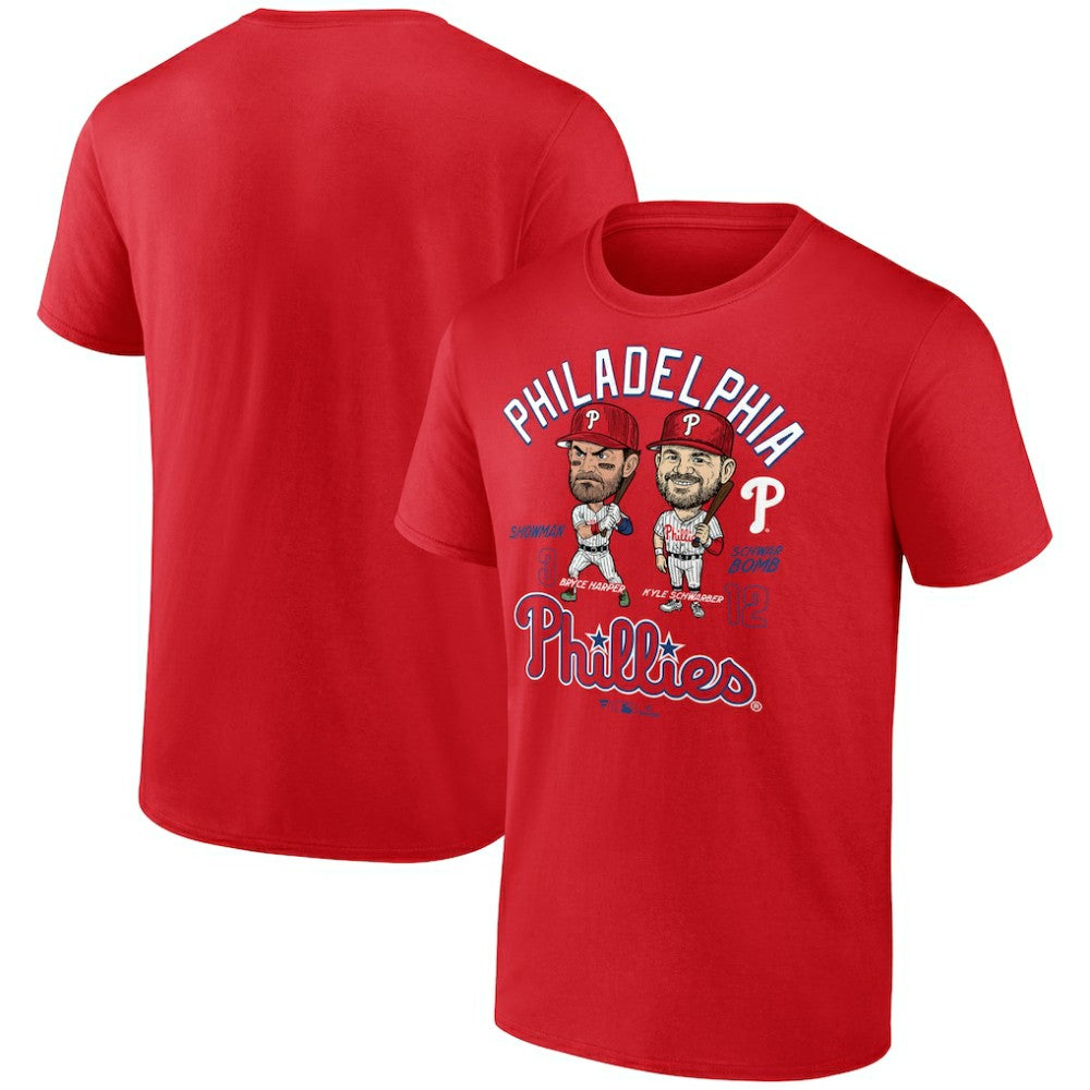 Bryce Harper & Kyle Schwarber Philadelphia Phillies Player Duo T-Shirt | MLB US