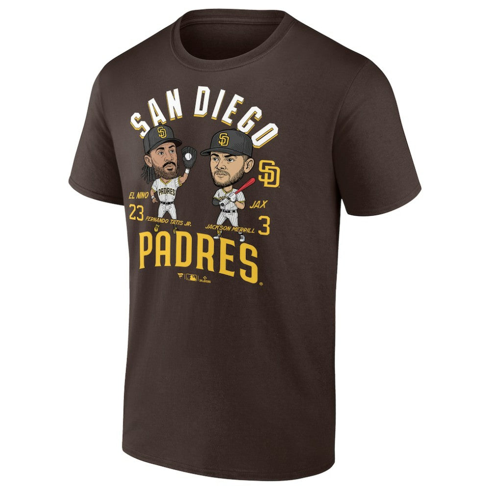 Fernando Tatis Jr. & Jackson Merrill San Diego Padres Player Duo T-Shirt | MLB Outlet