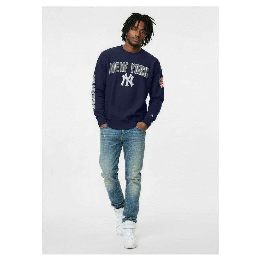 New York Yankees Champion Reverse Weave Chenille Sweatshirt | MLB Near me