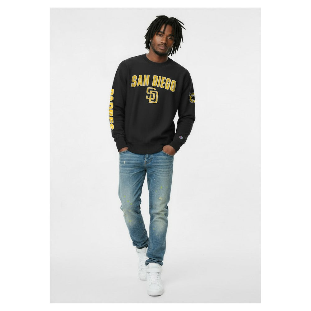 San Diego Padres Champion Reverse Weave Chenille Sweatshirt | MLB Discount