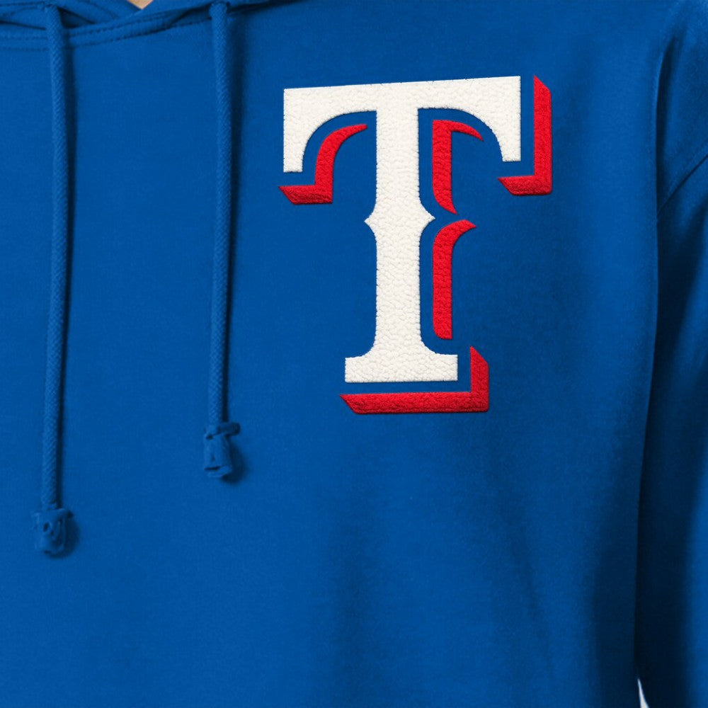Texas Rangers Champion Reverse Weave Chenille Hoodie | MLB US