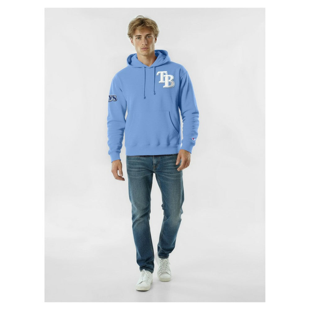 Tampa Bay Rays Champion Reverse Weave Chenille Hoodie | MLB For sale