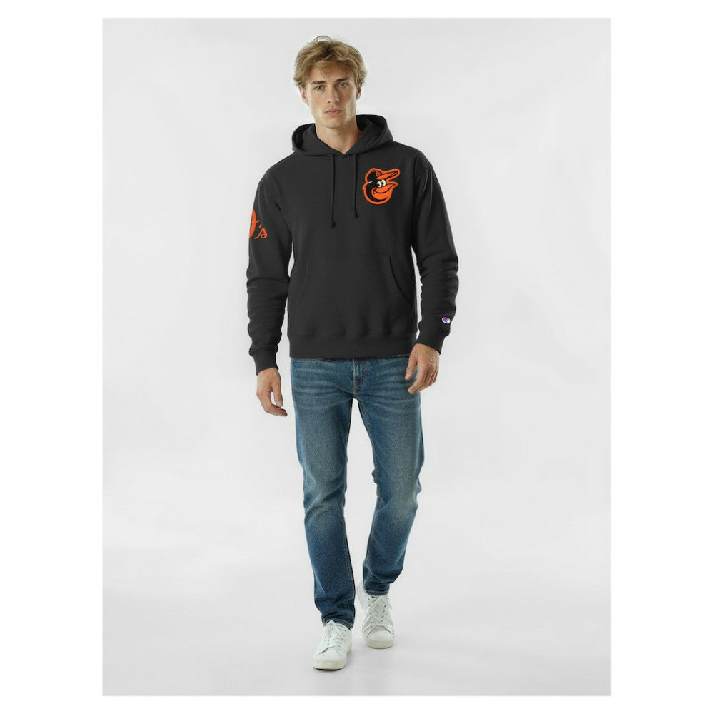 Baltimore Orioles Champion Reverse Weave Chenille Hoodie | MLB Shop