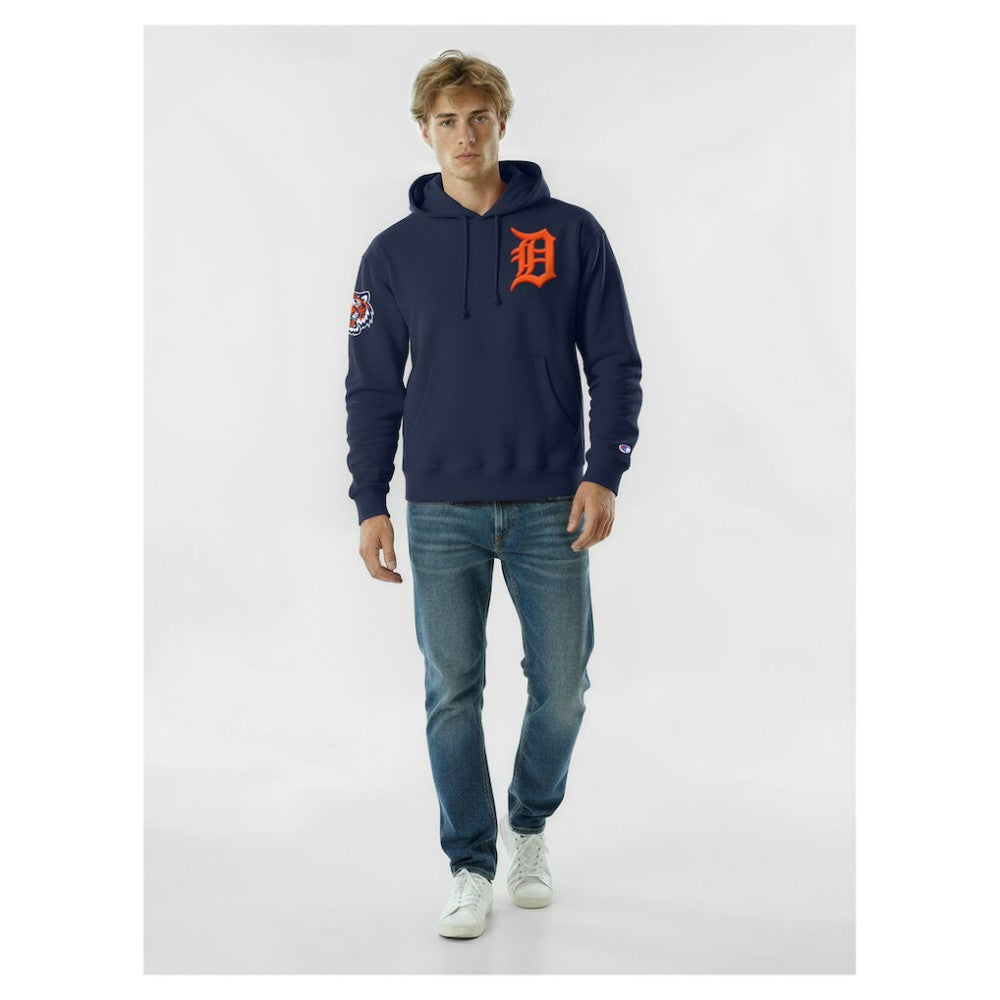 Detroit Tigers Champion Reverse Weave Chenille Hoodie | MLB Outlet