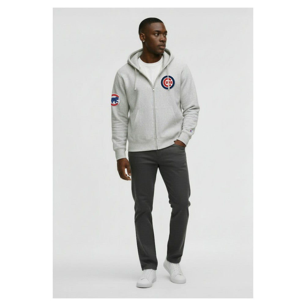 Chicago Cubs Champion Reverse Weave Chenille Full-Zip Hoodie | MLB Near me