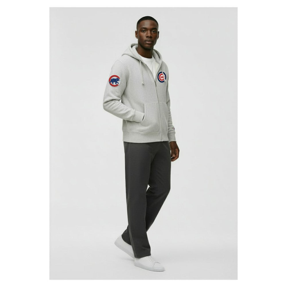 Chicago Cubs Champion Reverse Weave Chenille Full-Zip Hoodie | MLB Near me