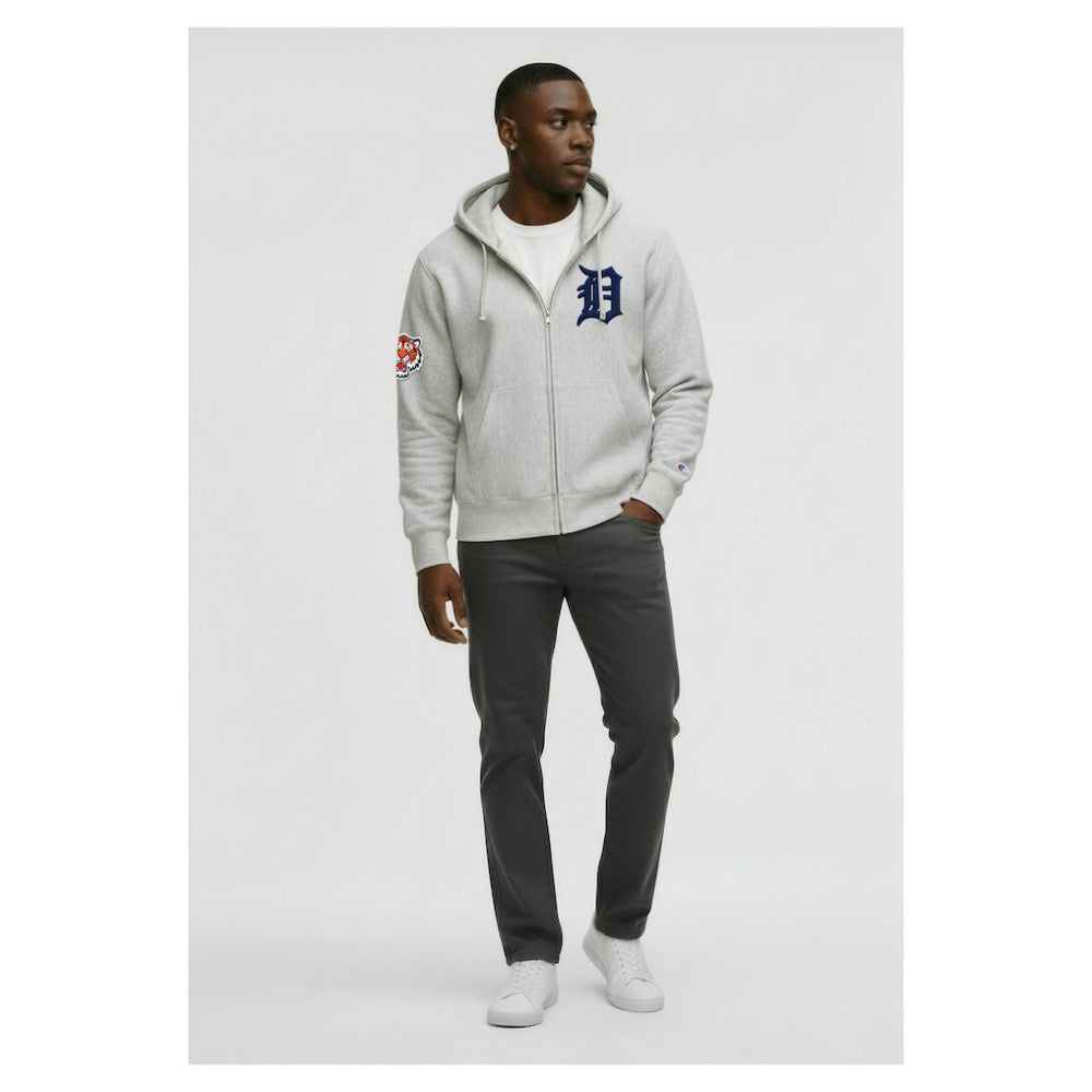 Detroit Tigers Champion Reverse Weave Chenille Full-Zip Hoodie | MLB Online