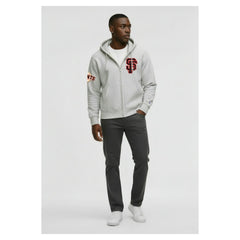 San Francisco Giants Champion Reverse Weave Chenille Full-Zip Hoodie | MLB For sale
