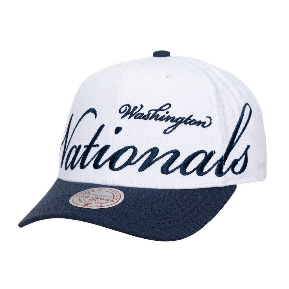 Washington Nationals Mitchell & Ness Unisex XL Script Pro Crown Adjustable Hat | MLB Near me
