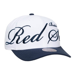 Boston Red Sox Mitchell & Ness Unisex XL Script Pro Crown Snapback Hat | MLB Online