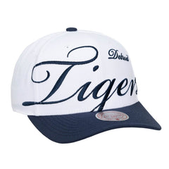 Detroit Tigers Mitchell & Ness Unisex XL Script Pro Crown Snapback Hat | MLB New
