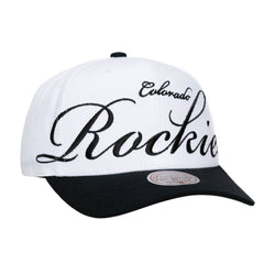 Colorado Rockies Mitchell & Ness Unisex XL Script Pro Crown Snapback Hat | MLB New