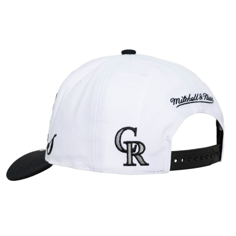 Colorado Rockies Mitchell & Ness Unisex XL Script Pro Crown Snapback Hat | MLB New