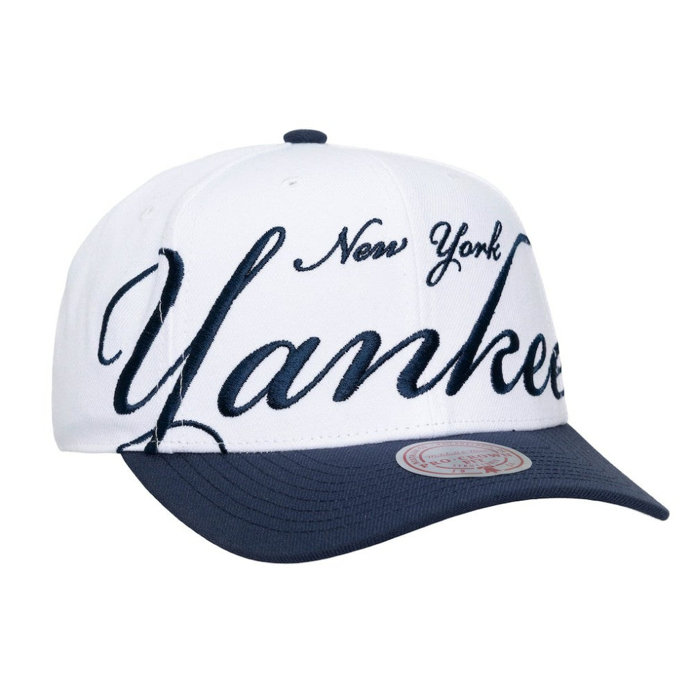 New York Yankees Mitchell & Ness Unisex XL Script Pro Crown Adjustable Hat | MLB Online
