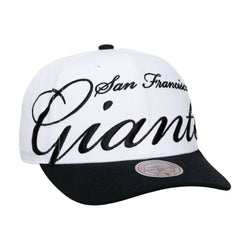 San Francisco Giants Mitchell & Ness Unisex XL Script Pro Crown Adjustable Hat | MLB For sale