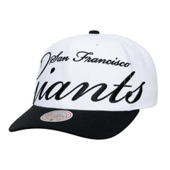 San Francisco Giants Mitchell & Ness Unisex XL Script Pro Crown Adjustable Hat | MLB For sale