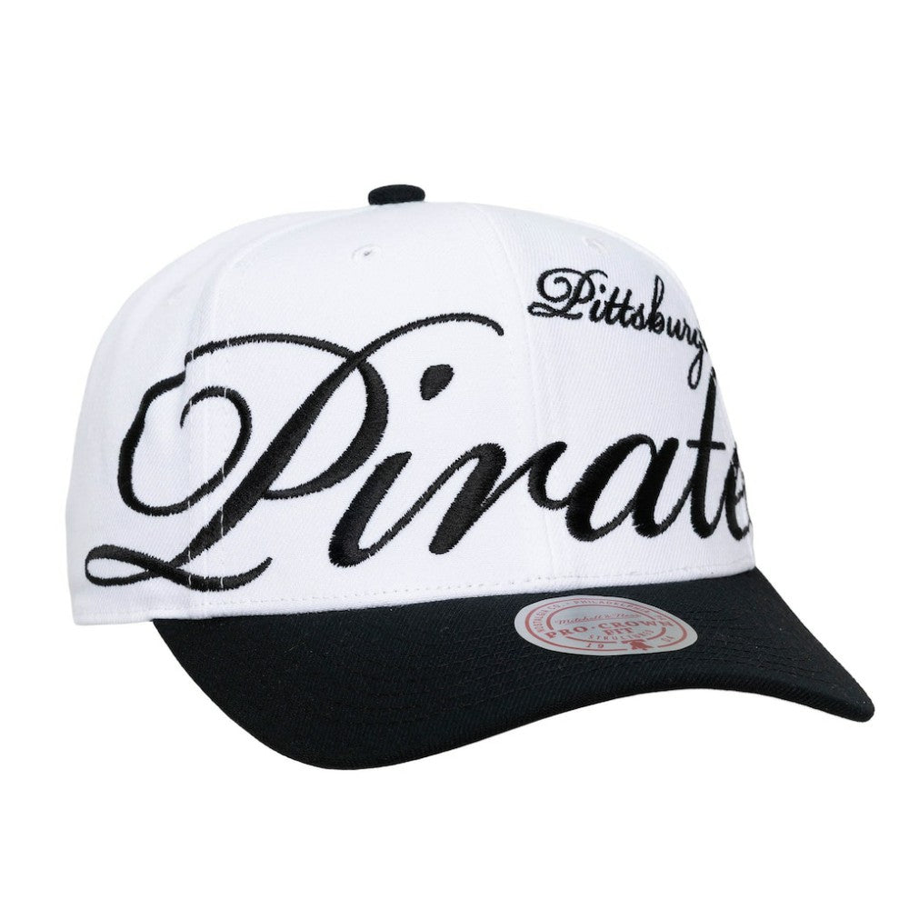 Pittsburgh Pirates Mitchell & Ness Unisex XL Script Pro Crown Adjustable Hat | MLB Near me