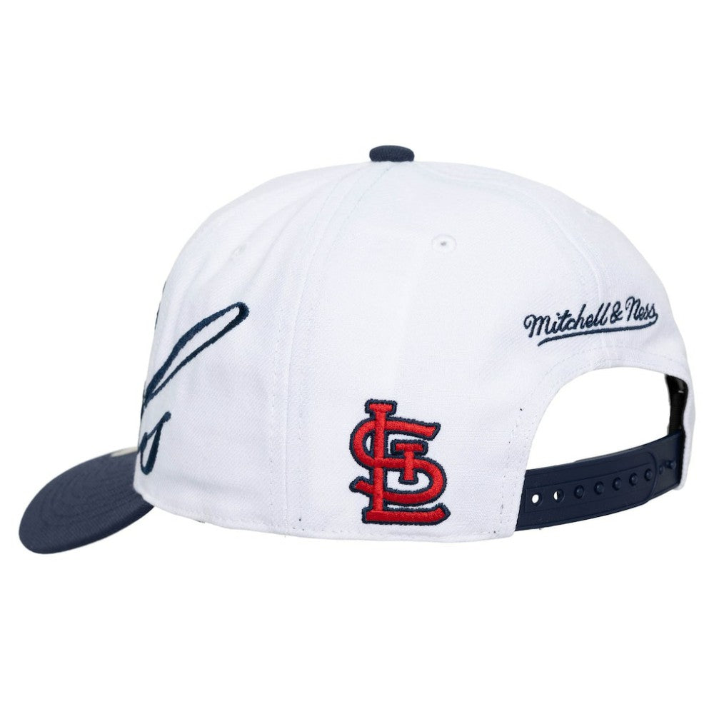 St. Louis Cardinals Mitchell & Ness Unisex XL Script Pro Crown Adjustable Hat | MLB Online