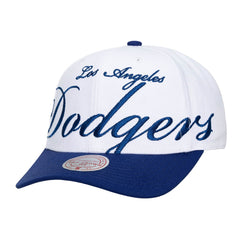 Los Angeles Dodgers Mitchell & Ness Unisex XL Script Pro Crown Snapback Hat | MLB On Sale
