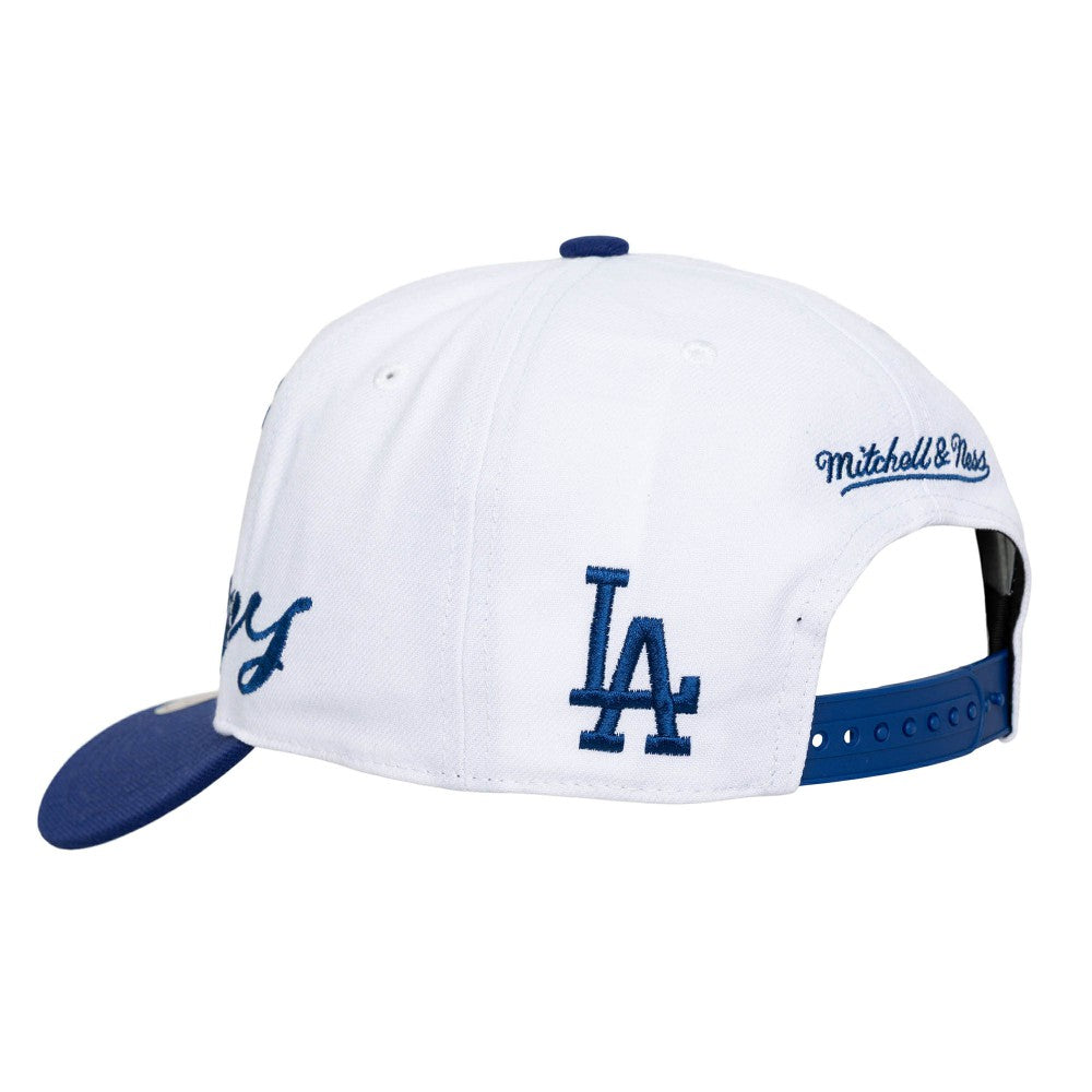 Los Angeles Dodgers Mitchell & Ness Unisex XL Script Pro Crown Snapback Hat | MLB On Sale