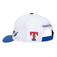 Texas Rangers Mitchell & Ness Unisex XL Script Pro Crown Adjustable Hat | MLB On Sale