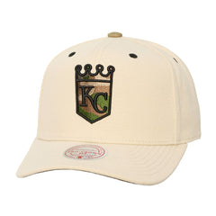 Kansas City Royals Mitchell & Ness Unisex Camo Logo Pro Crown Snapback Hat | MLB Shop
