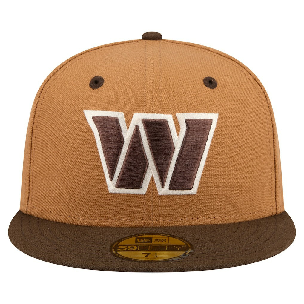 Washington Commanders New Era Two-Tone Walnut 59FIFTY Fitted Hat