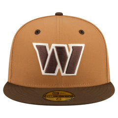 Washington Commanders New Era Two-Tone Walnut 59FIFTY Fitted Hat