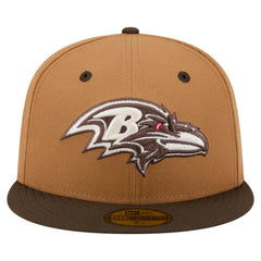 Baltimore Ravens New Era Two-Tone Walnut 59FIFTY Fitted Hat