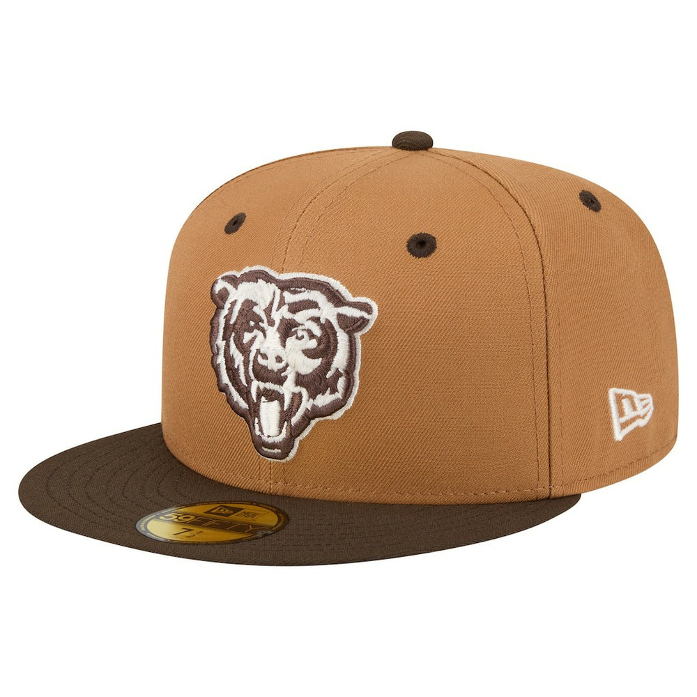 Chicago Bears New Era Two-Tone Walnut 59FIFTY Fitted Hat