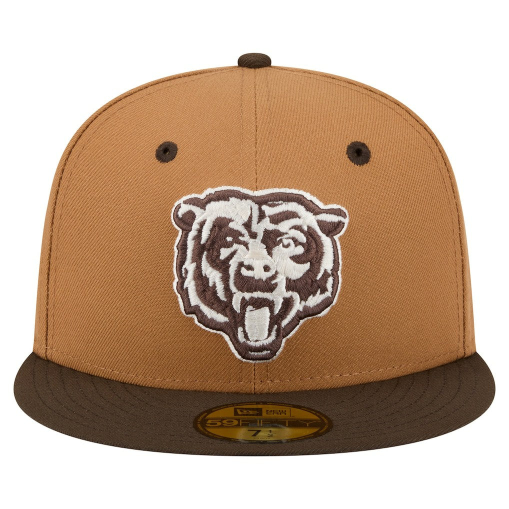 Chicago Bears New Era Two-Tone Walnut 59FIFTY Fitted Hat