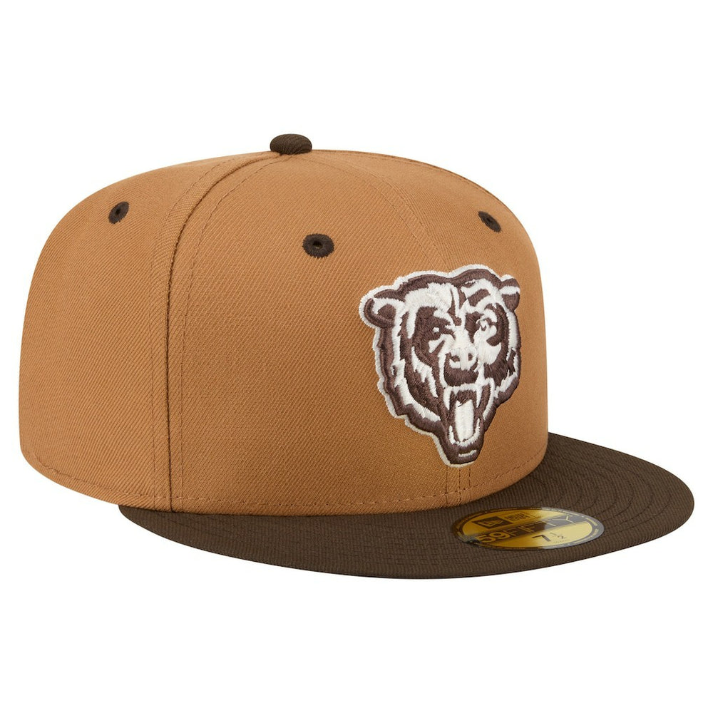 Chicago Bears New Era Two-Tone Walnut 59FIFTY Fitted Hat