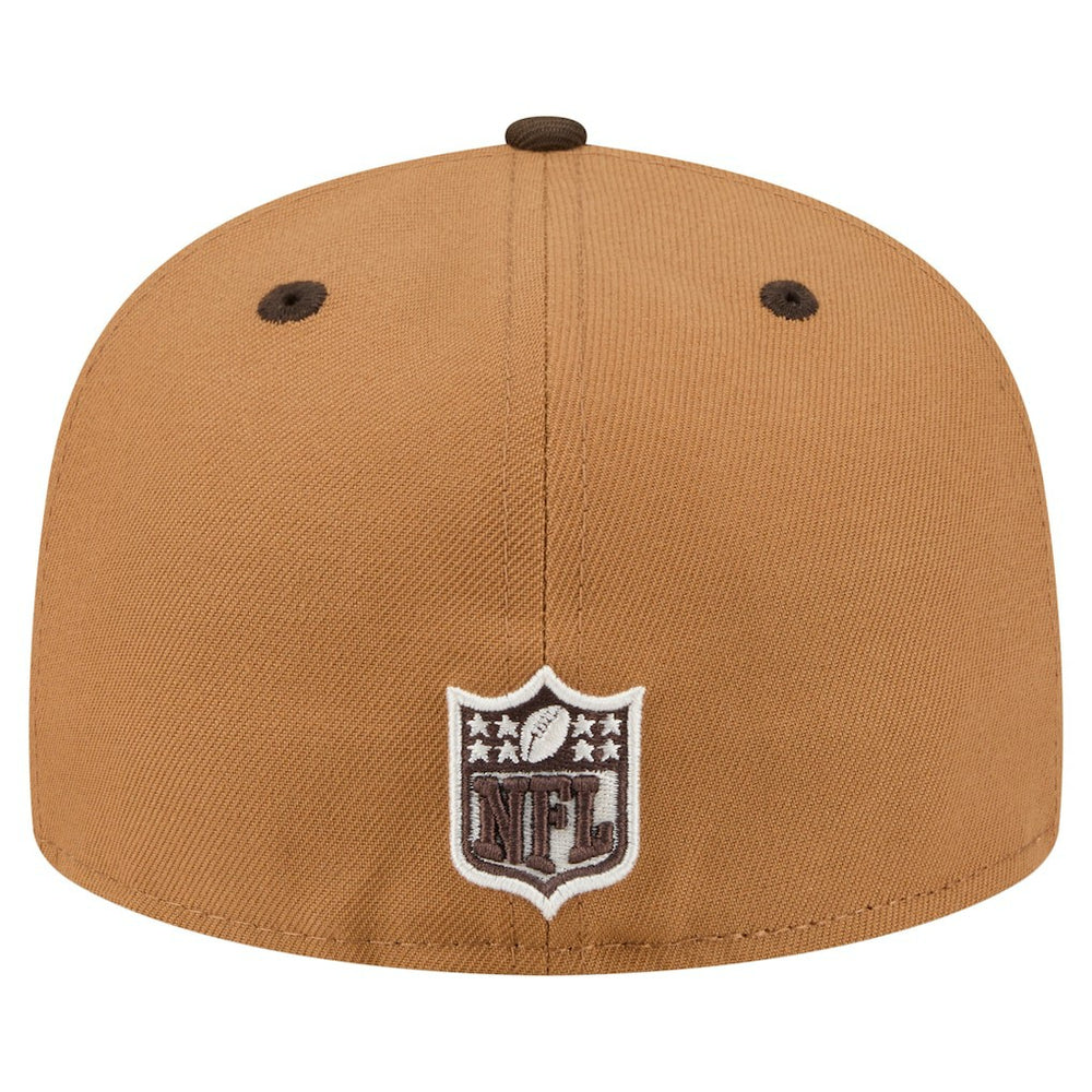 Chicago Bears New Era Two-Tone Walnut 59FIFTY Fitted Hat