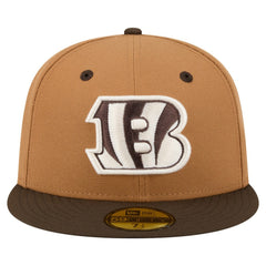 Cincinnati Bengals New Era Two-Tone Walnut 59FIFTY Fitted Hat