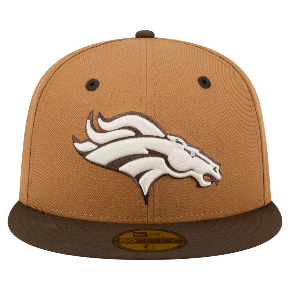 Denver Broncos New Era Two-Tone Walnut 59FIFTY Fitted Hat