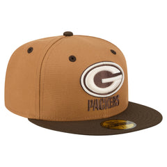 Green Bay Packers New Era Two-Tone Walnut 59FIFTY Fitted Hat